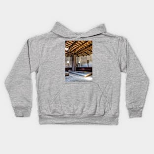 The Great Kiva  Interior Aztec Ruins New Mexico Kids Hoodie